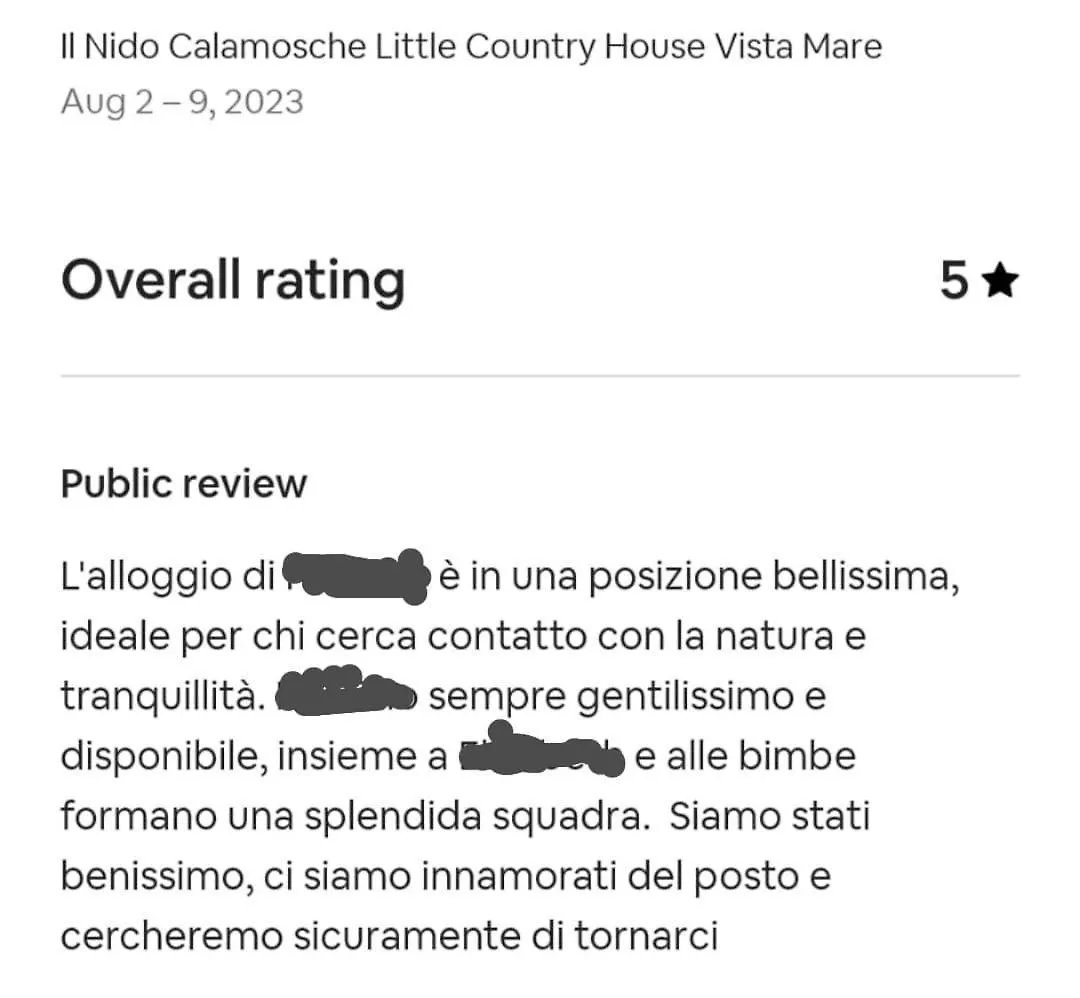 Апартаменты Il Nido, Calamosche Ното 0*,  Италия